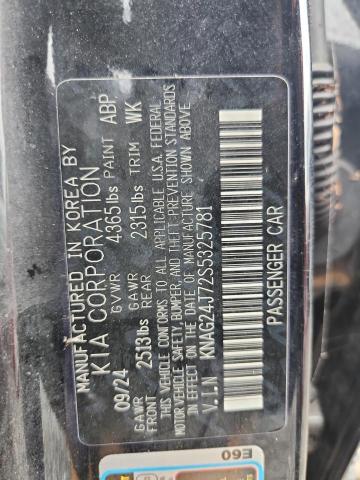 Продаж на аукціоні авто 2025 Kia K5, vin: KNAG24J72S5325781, номер лоту: 67084276