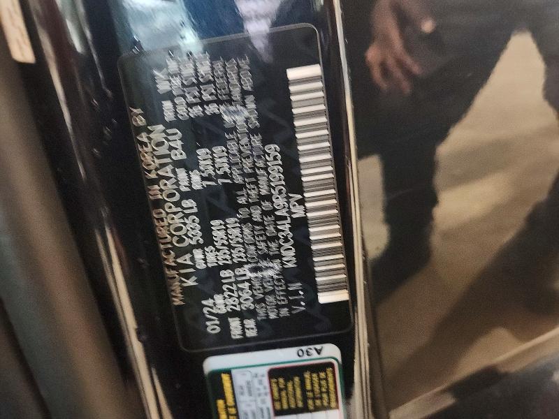 63365946 :رقم المزاد ، KNDC34LA9R5199159 vin ، 2024 Kia Ev6 مزاد بيع