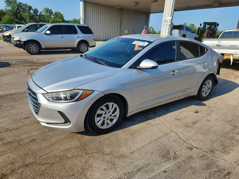 65507136 :رقم المزاد ، 5NPD74LF7HH102544 vin ، 2017 Hyundai Elantra مزاد بيع