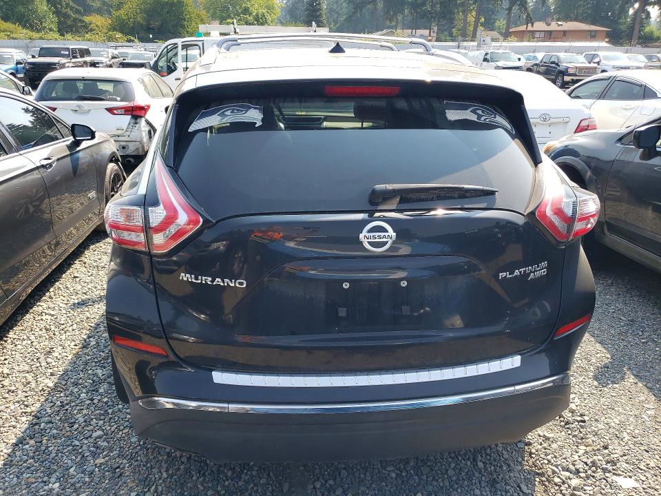 Продажа на аукционе авто 2015 Nissan Murano, vin: 5N1AZ2MH0FN268639, номер лота: 62909516