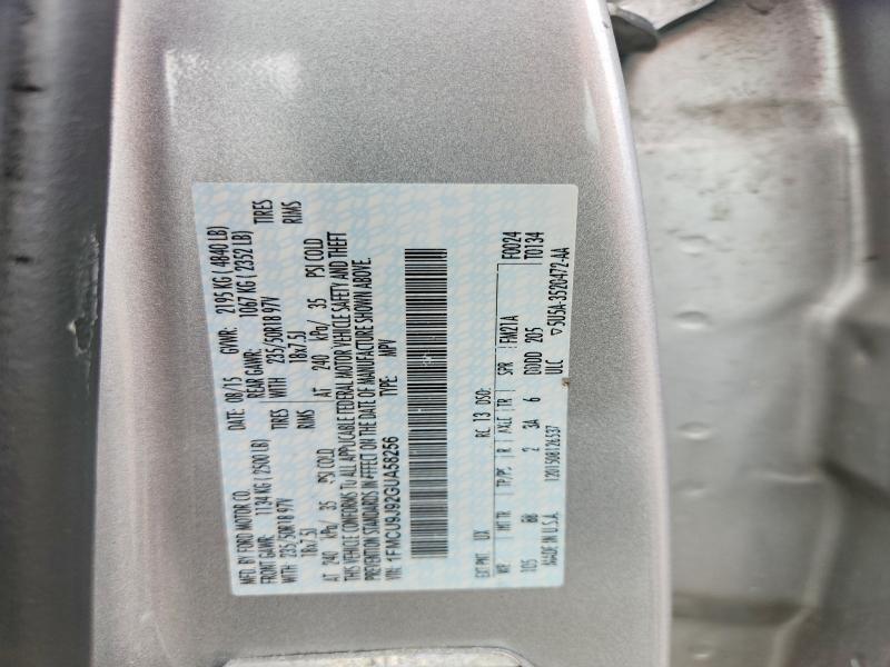 Продаж на аукціоні авто 2016 Ford Escape, vin: 1FMCU9J92GUA58256, номер лоту: 65485766