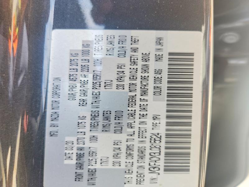 Aukcja sprzedaży 2020 Mazda Cx-5, vin: JM3KFACM3L0815624, numer aukcji: 65700416