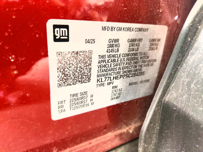 Продаж на аукціоні авто 2025 Chevrolet Trax, vin: KL77LHEP0SC284285, номер лоту: 64371976