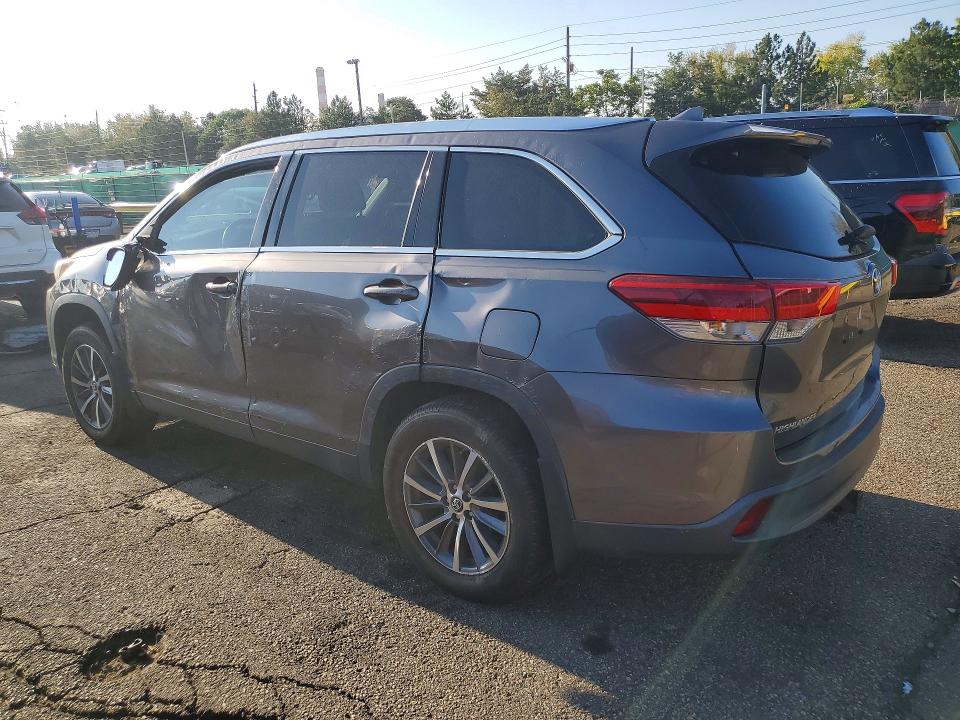 2019 Toyota Highlander მანქანა იყიდება აუქციონზე, vin: 5TDJZRFH9KS989718, აუქციონის ნომერი: 66146706