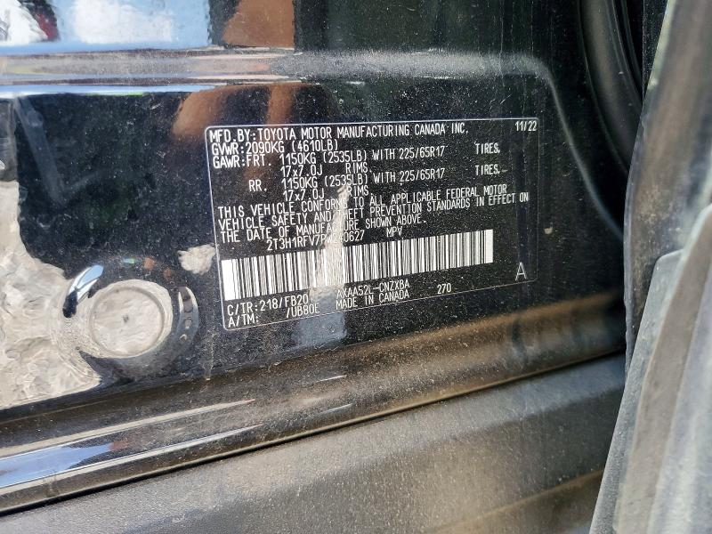 Aukcja sprzedaży 2023 Toyota Rav4, vin: 2T3H1RFV7PW240627, numer aukcji: 63103576