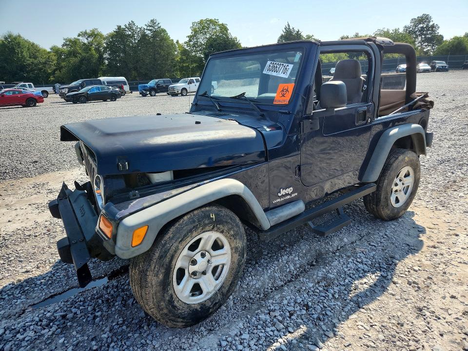 Продажа на аукционе авто 2003 Jeep Wrangler / Tj, vin: 1J4FA29113P334977, номер лота: 63663716