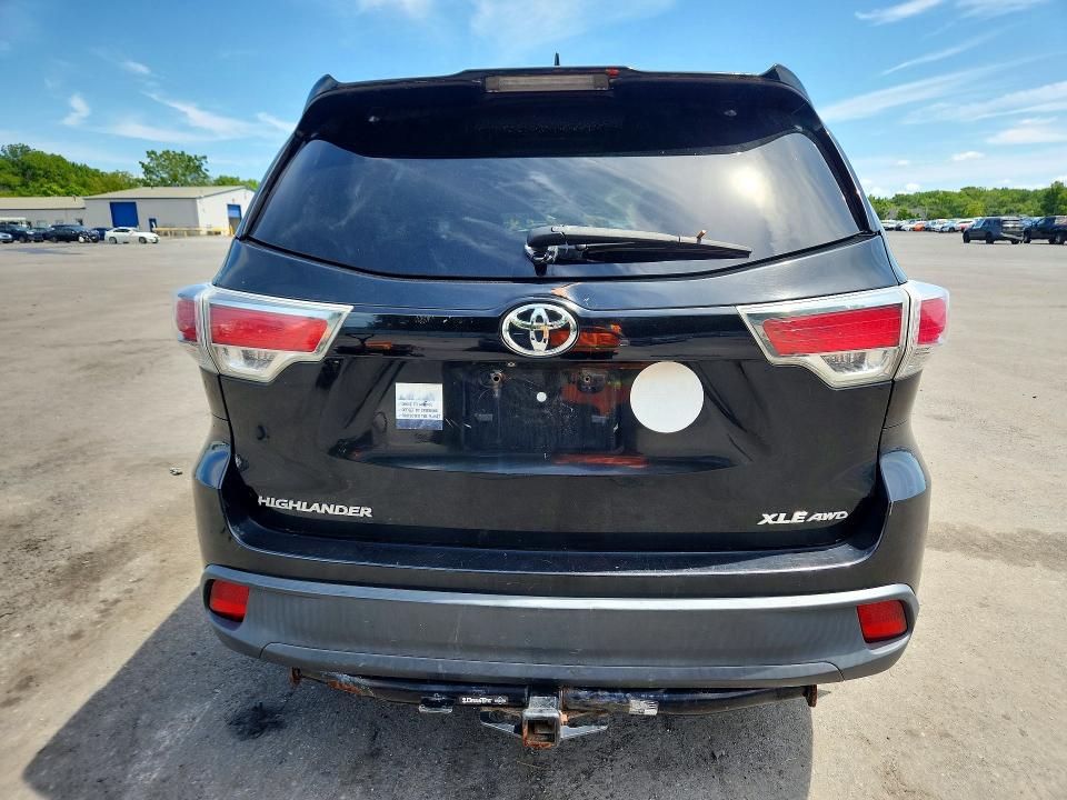 Aukcja sprzedaży 2014 Toyota Highlander, vin: 5TDJKRFH0ES035920, numer aukcji: 63546646