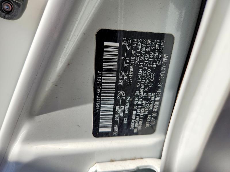 Продаж на аукціоні авто 2022 Nissan Rogue, vin: JN1BJ1BW9NW476039, номер лоту: 66358936