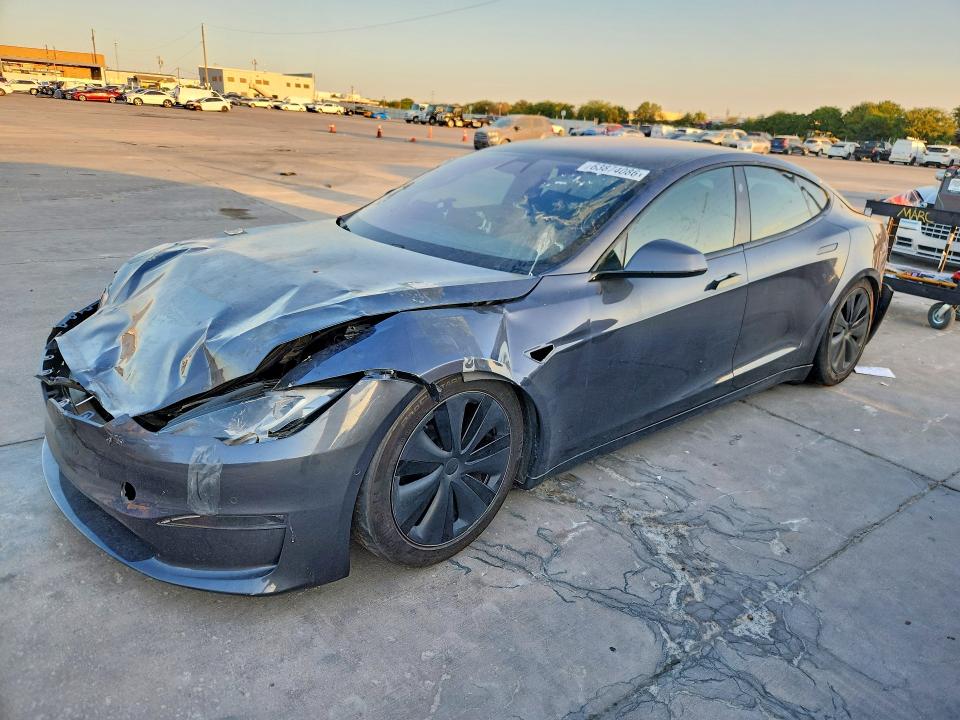 2022 Tesla Model S მანქანა იყიდება აუქციონზე, vin: 5YJSA1E58NF478188, აუქციონის ნომერი: 63874086