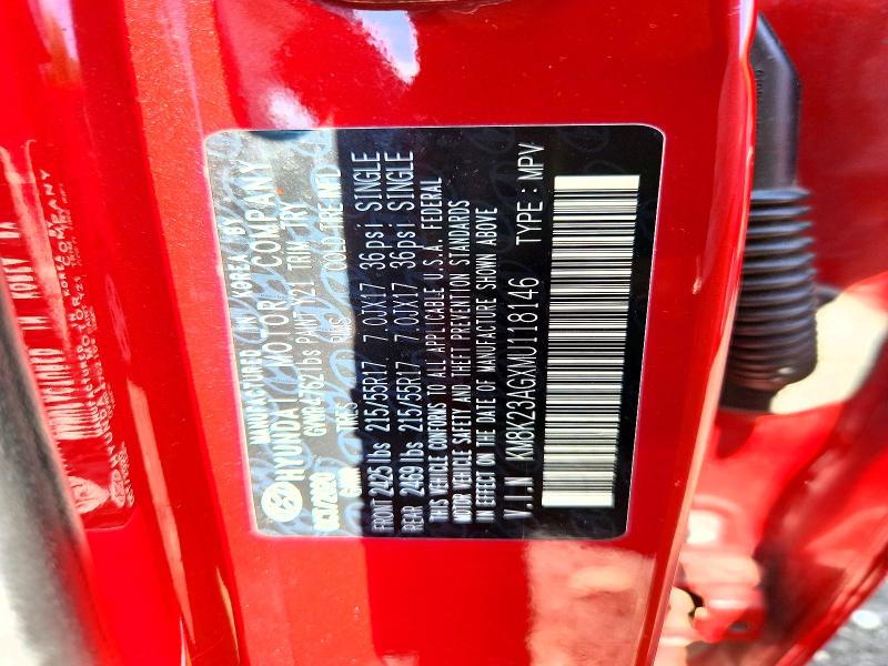 Продаж на аукціоні авто 2021 Hyundai Kona, vin: KM8K23AGXMU118146, номер лоту: 63325366