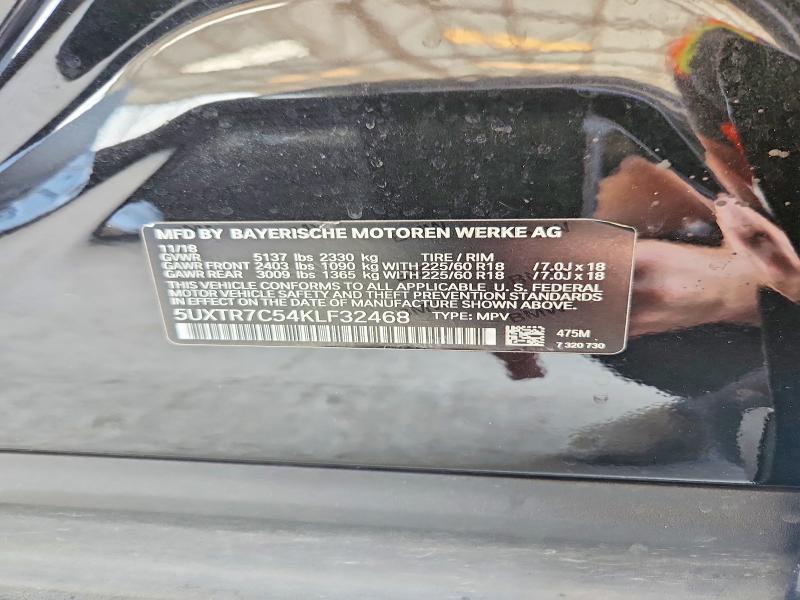 Продаж на аукціоні авто 2019 Bmw X3, vin: 5UXTR7C54KLF32468, номер лоту: 66268066