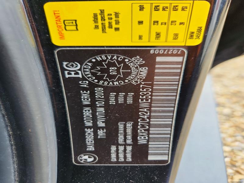 64236476 :رقم المزاد ، WBXPC7C42AWE53571 vin ، 2010 Bmw X3 مزاد بيع