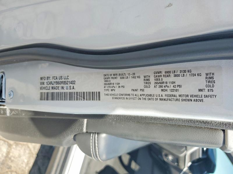 Aukcja sprzedaży 2024 Jeep Grand Cherokee, vin: 1C4RJYB60R8521402, numer aukcji: 66283356