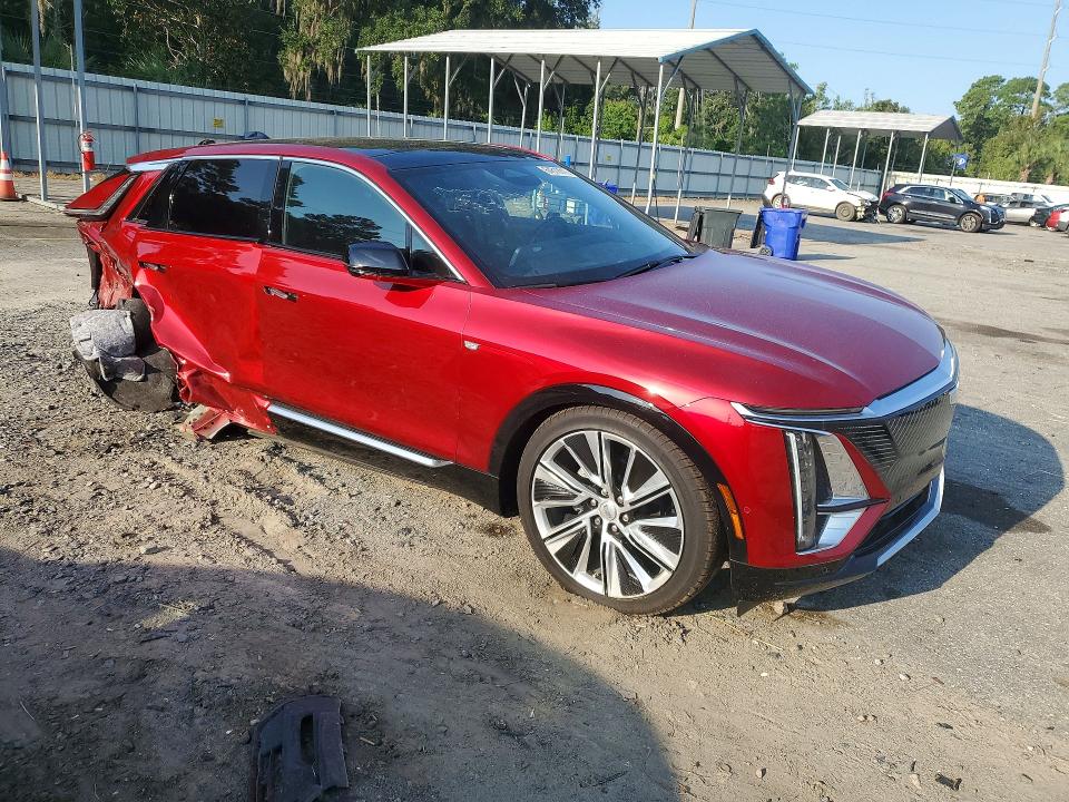 2025 Cadillac Lyriq მანქანა იყიდება აუქციონზე, vin: 1GYKPTRL9SZ304522, აუქციონის ნომერი: 64812316