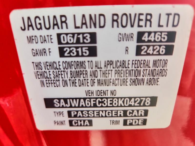 Aukcja sprzedaży 2014 Jaguar F-type, vin: SAJWA6FC3E8K04278, numer aukcji: 66720086
