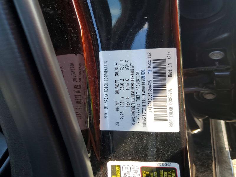 Aukcja sprzedaży 2026 Mazda 3, vin: JM1BPACL8T1866897, numer aukcji: 63712356