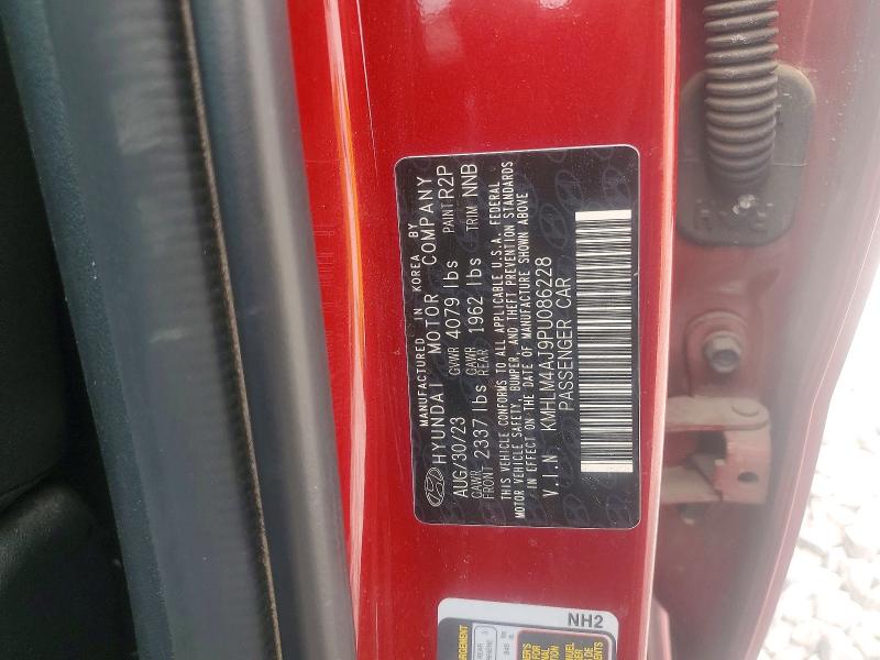 2023 Hyundai Elantra მანქანა იყიდება აუქციონზე, vin: KMHLM4AJ9PU086228, აუქციონის ნომერი: 66982526