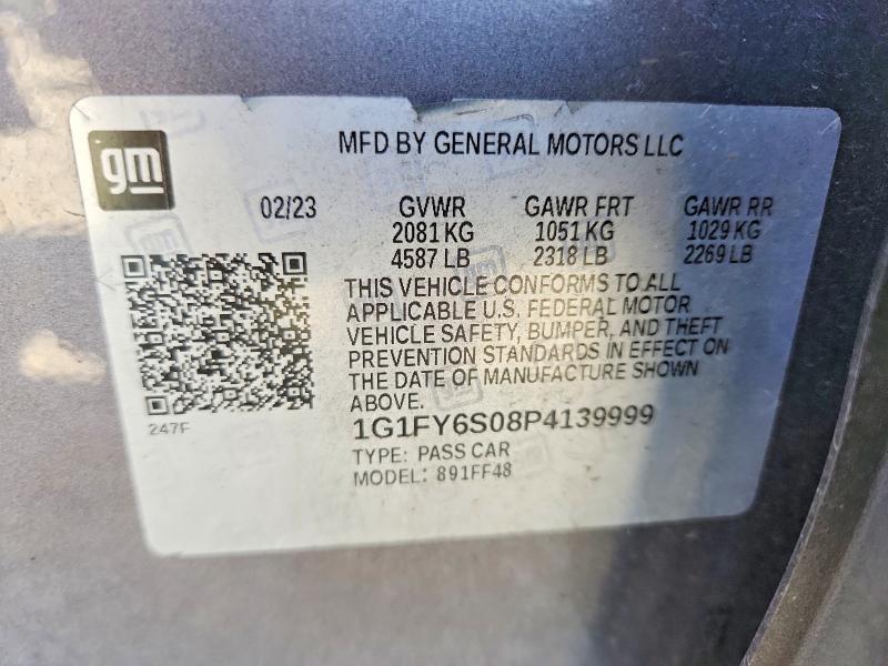 Продажа на аукционе авто 2023 Chevrolet Bolt Euv, vin: 1G1FY6S08P4139999, номер лота: 65506966