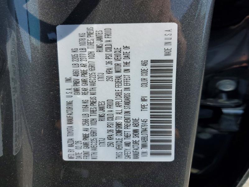 64644476 :رقم المزاد ، 7MMVABBL0TN479145 vin ، 2026 Mazda Cx-50 مزاد بيع