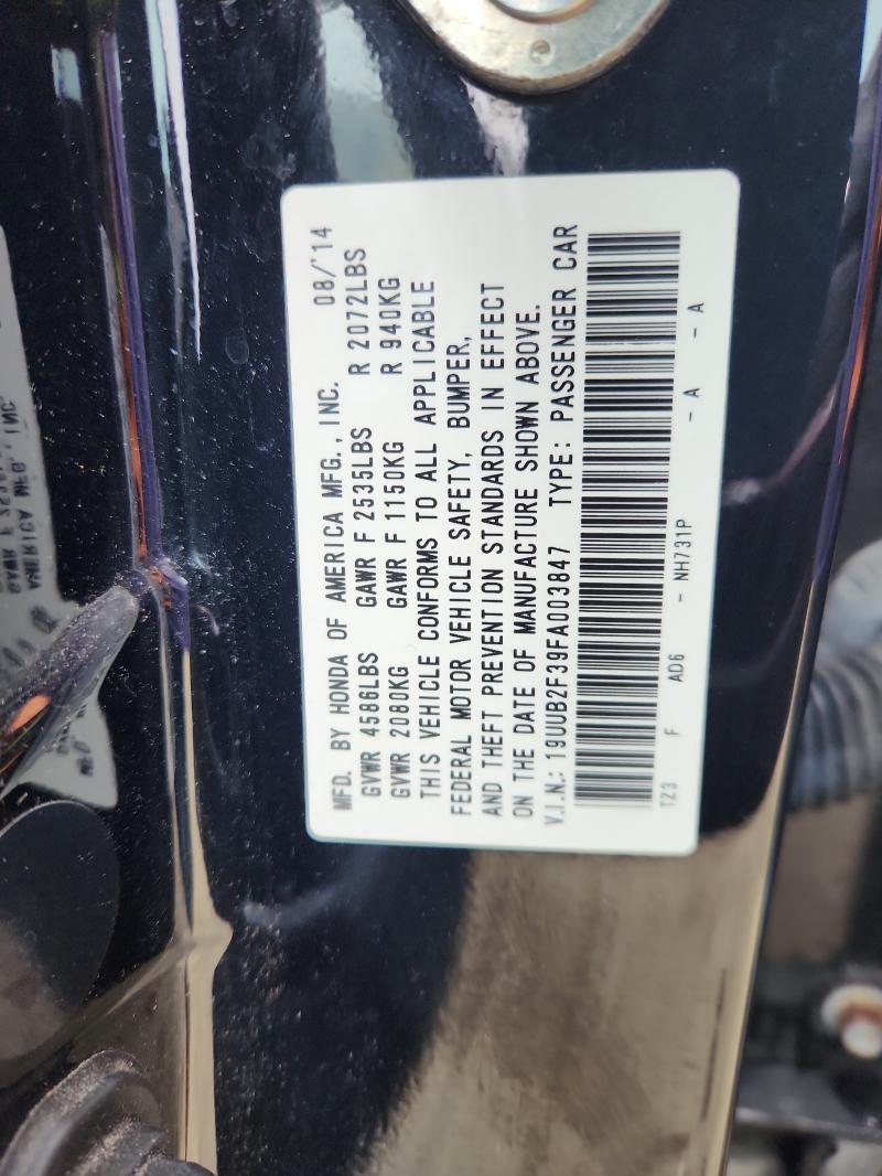 Продажа на аукционе авто 2015 Acura Tlx, vin: 19UUB2F39FA003847, номер лота: 65379786