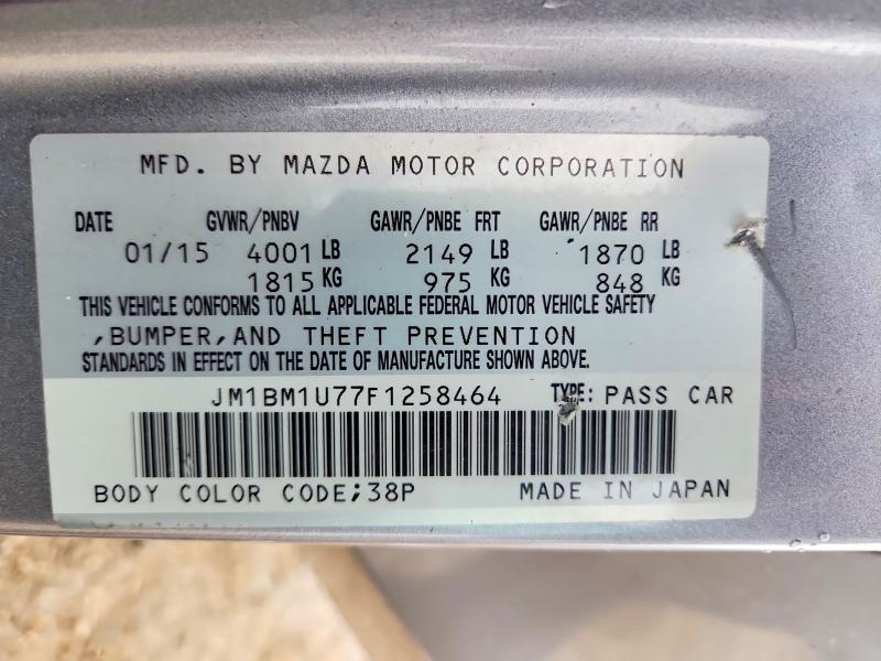 Aukcja sprzedaży 2015 Mazda 3, vin: JM1BM1U77F1258464, numer aukcji: 64965406