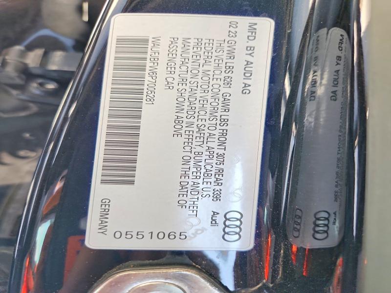 Aukcja sprzedaży 2023 Audi E-tron Gt, vin: WAUFJBFW6P7005281, numer aukcji: 64677196