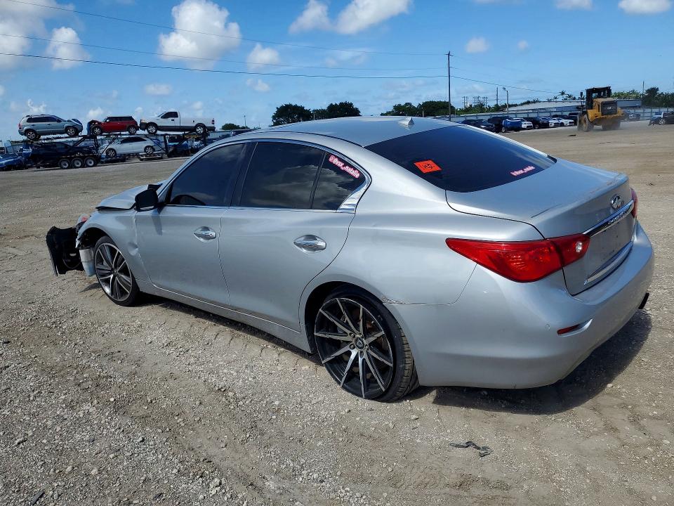 Продажа на аукционе авто 2014 Infiniti Q50, vin: JN1BV7AR1EM701603, номер лота: 64071486