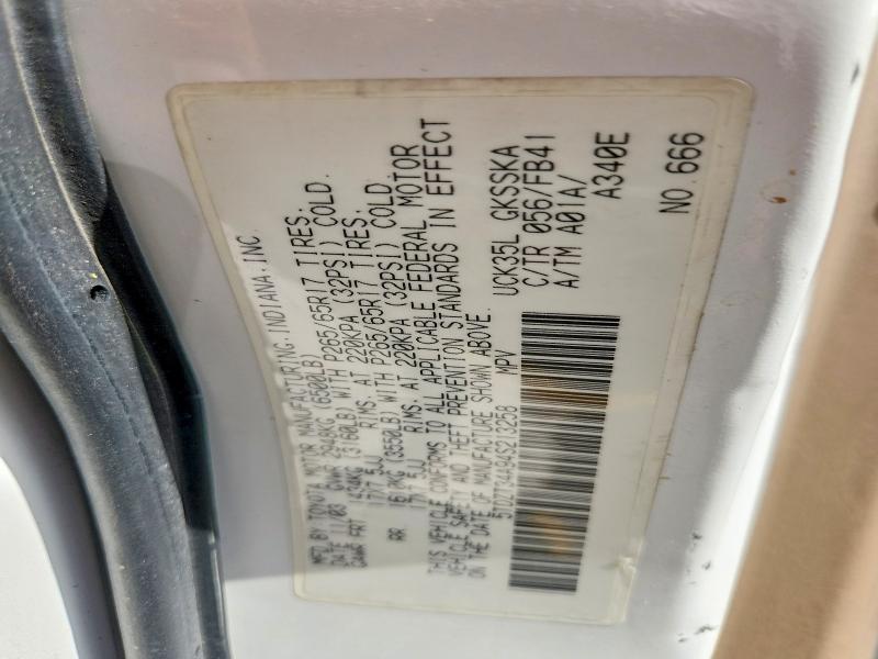 2004 Toyota Sequoia მანქანა იყიდება აუქციონზე, vin: 5TDZT34A94S213258, აუქციონის ნომერი: 65379936