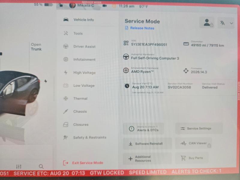 65543136 :رقم المزاد ، 5YJ3E1EA3PF498051 vin ، 2023 Tesla Model 3 مزاد بيع