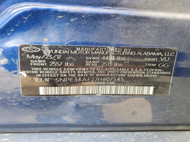 Продажа на аукционе авто 2018 Hyundai Sonata, vin: 5NPE34AF2JH607545, номер лота: 66312546