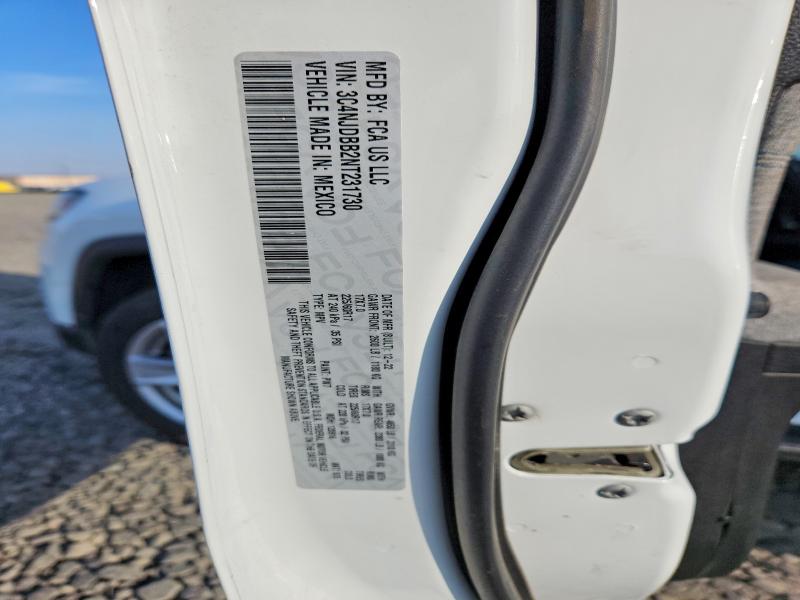 Продажа на аукционе авто 2022 Jeep Compass, vin: 3C4NJDBB2NT231730, номер лота: 65074526
