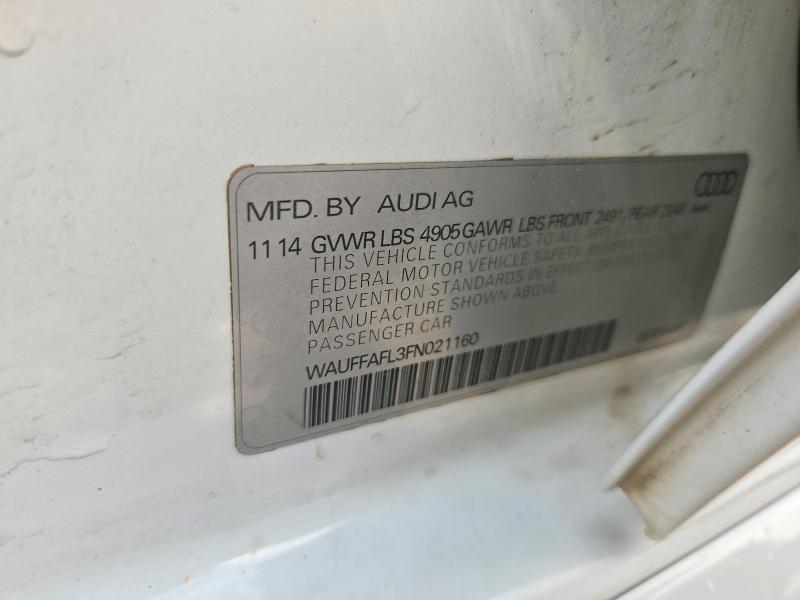 Aukcja sprzedaży 2015 Audi A4, vin: WAUFFAFL3FN021160, numer aukcji: 64480076