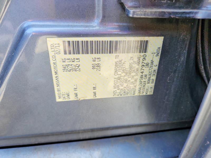 Aukcja sprzedaży 2011 Nissan Altima, vin: 1N4AL2AP5BN479790, numer aukcji: 62885646