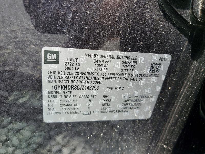 Aukcja sprzedaży 2018 Cadillac Xt5, vin: 1GYKNDRS0JZ142796, numer aukcji: 63557686