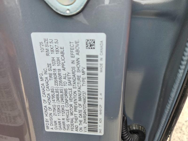 Aukcja sprzedaży 2026 Honda Cr-v, vin: 2HKRS4H70TH440737, numer aukcji: 65213176