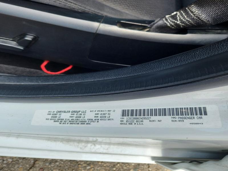 Aukcja sprzedaży 2012 Chrysler 200, vin: 1C3CCBBB6CN295227, numer aukcji: 64436906