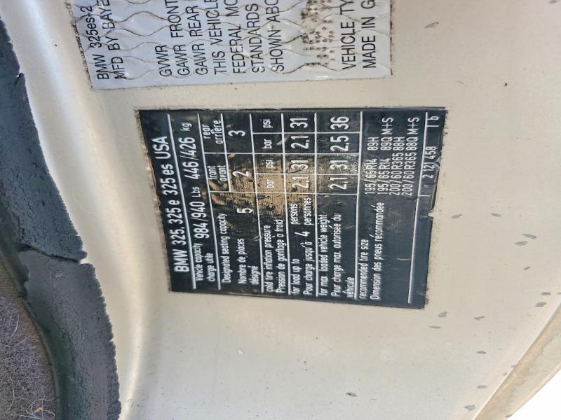 64693126 :رقم المزاد ، WBAAB5405G9684178 vin ، 1986 Bmw 325 مزاد بيع