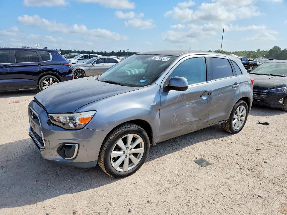 2014 Mitsubishi Outlander Sport მანქანა იყიდება აუქციონზე, vin: 4A4AP4AU1EE031043, აუქციონის ნომერი: 66194316