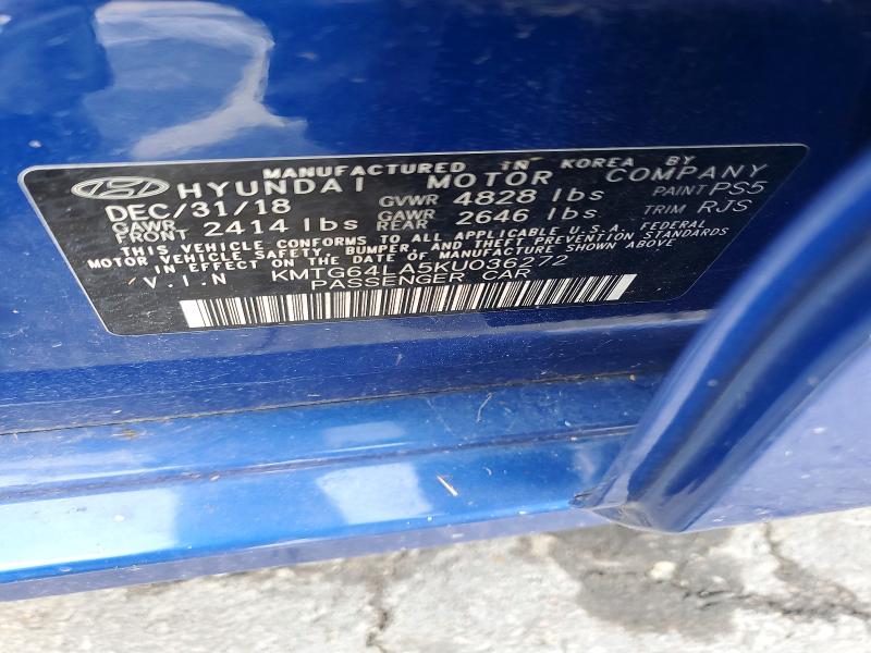 Продаж на аукціоні авто 2019 Genesis G70, vin: KMTG64LA5KU036272, номер лоту: 64801046