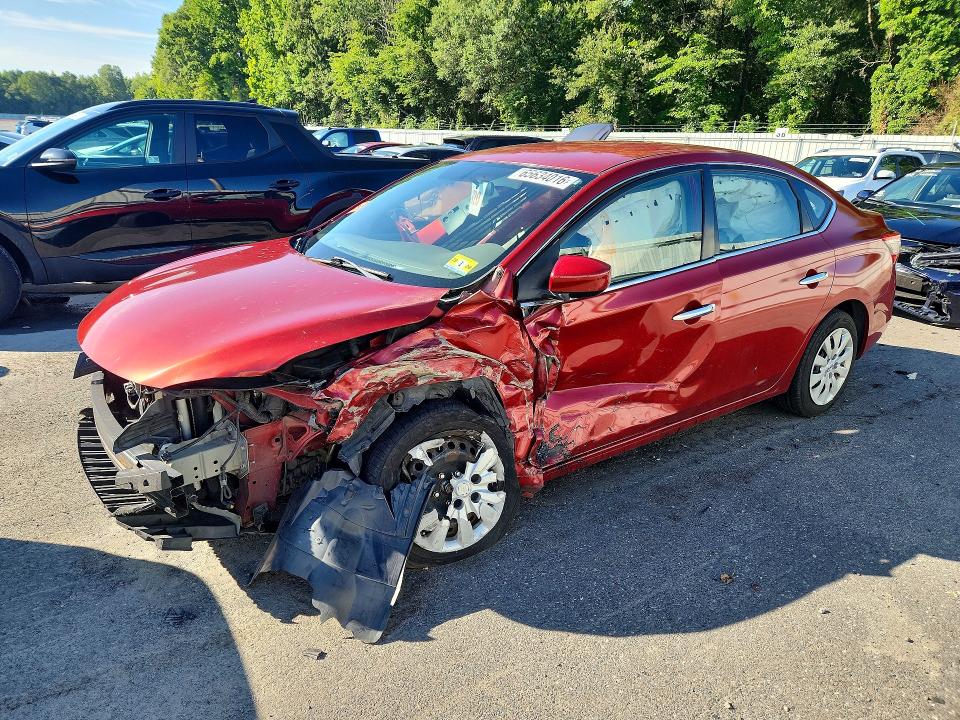 2014 Nissan Sentra მანქანა იყიდება აუქციონზე, vin: 3N1AB7APXEY341330, აუქციონის ნომერი: 65634016