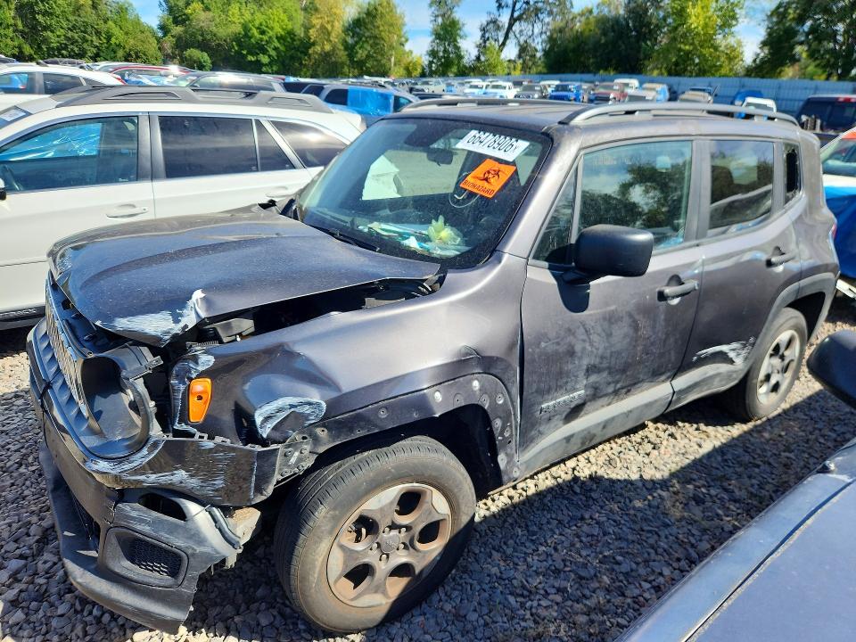 Продажа на аукционе авто 2017 Jeep Renegade, vin: ZACCJBAB9HPF23240, номер лота: 66478906