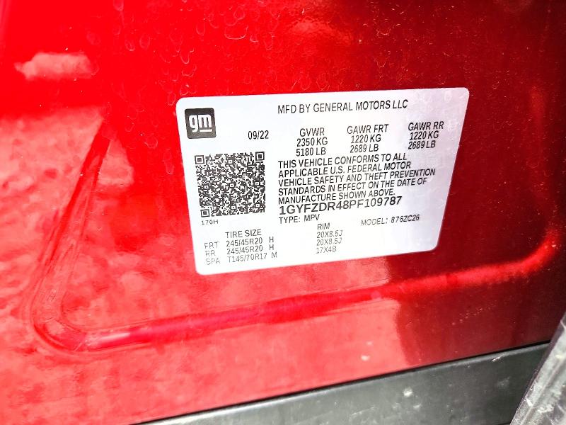 Aukcja sprzedaży 2023 Cadillac Xt4, vin: 1GYFZDR48PF109787, numer aukcji: 65807376
