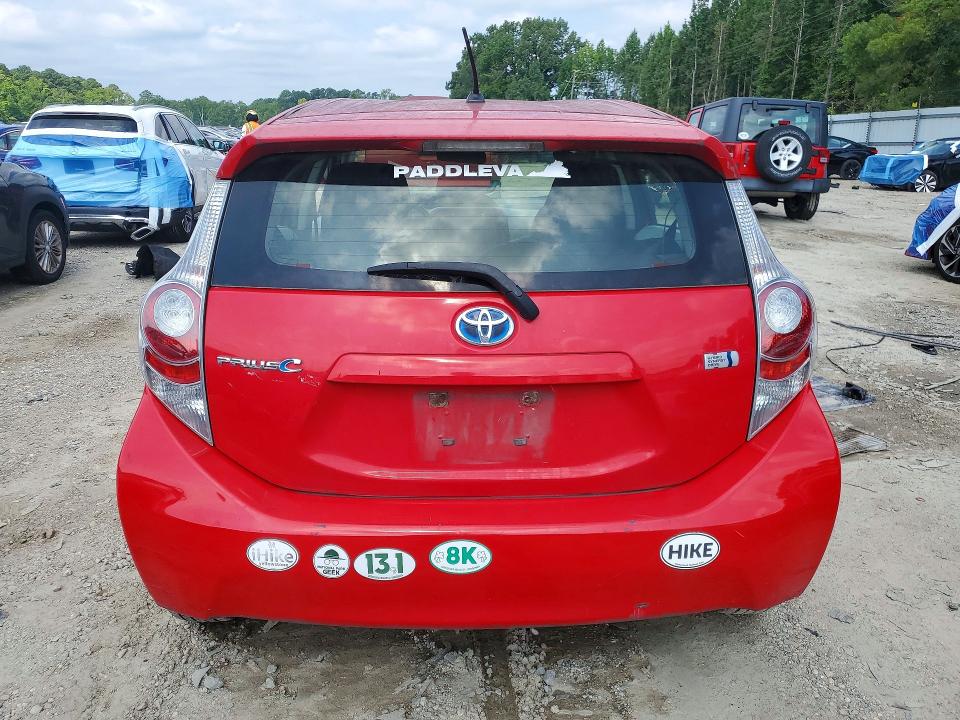Aukcja sprzedaży 2012 Toyota Prius C, vin: JTDKDTB37C1506090, numer aukcji: 64641356