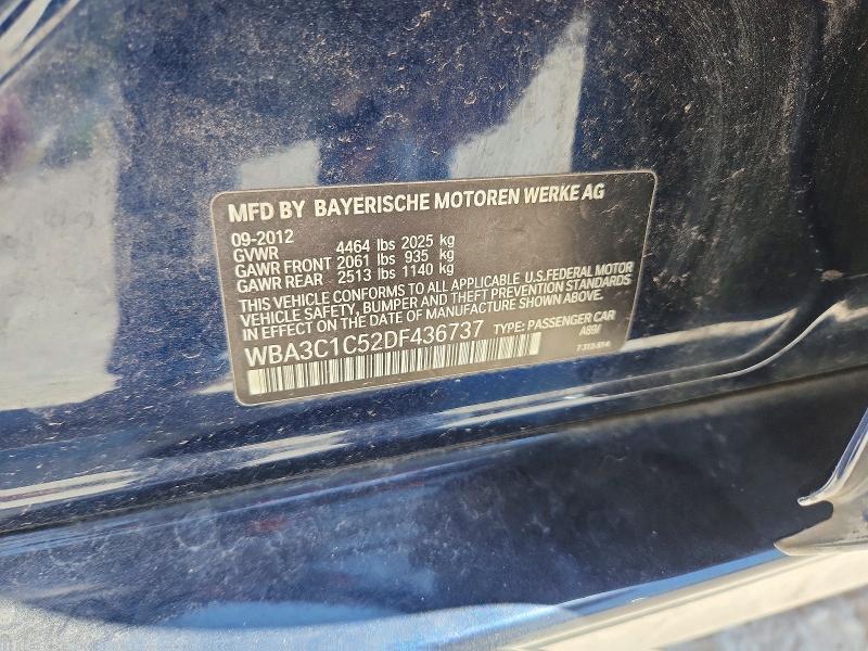 65208736 :رقم المزاد ، WBA3C1C52DF436737 vin ، 2013 Bmw 328 مزاد بيع