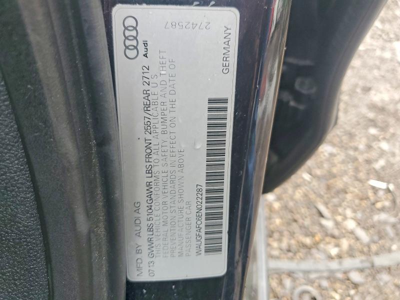 Aukcja sprzedaży 2014 Audi A6, vin: WAUGFAFC6EN022287, numer aukcji: 64420546