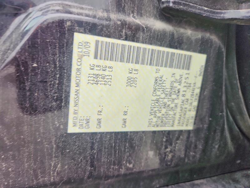 Продажа на аукционе авто 2010 Nissan Maxima, vin: 1N4AA5AP1AC813251, номер лота: 64305426