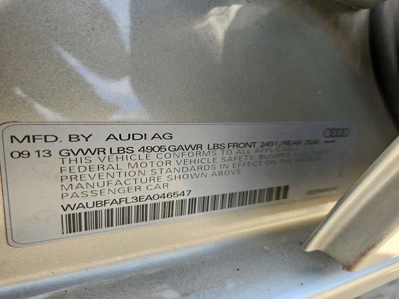 Aukcja sprzedaży 2014 Audi A4, vin: WAUBFAFL3EA046547, numer aukcji: 64070606