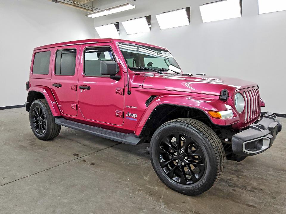 2021 Jeep Wrangler Unlimited მანქანა იყიდება აუქციონზე, vin: 1C4JJXP63MW870395, აუქციონის ნომერი: 62725866