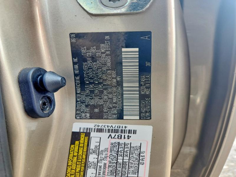 Продаж на аукціоні авто 2006 Toyota Sienna, vin: 5TDZA23C46S520441, номер лоту: 64212686