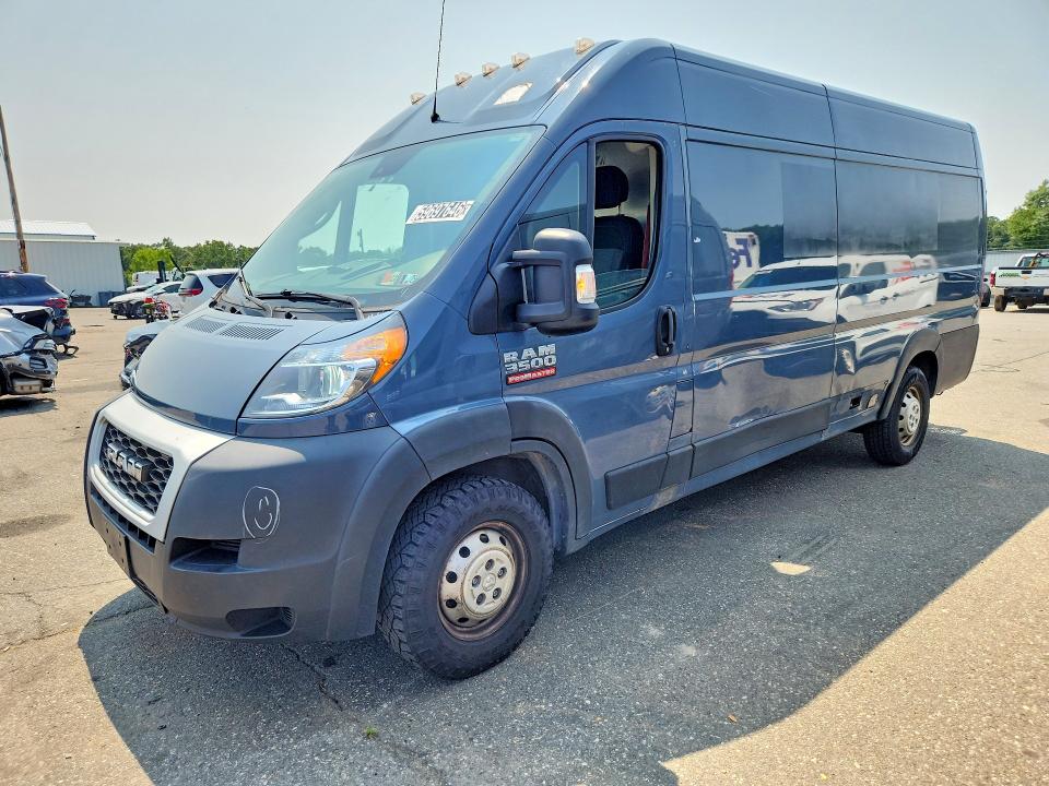 59697646 :رقم المزاد ، 3C6MRVJG0ME544647 vin ، 2021 Ram Promaster 3500 مزاد بيع